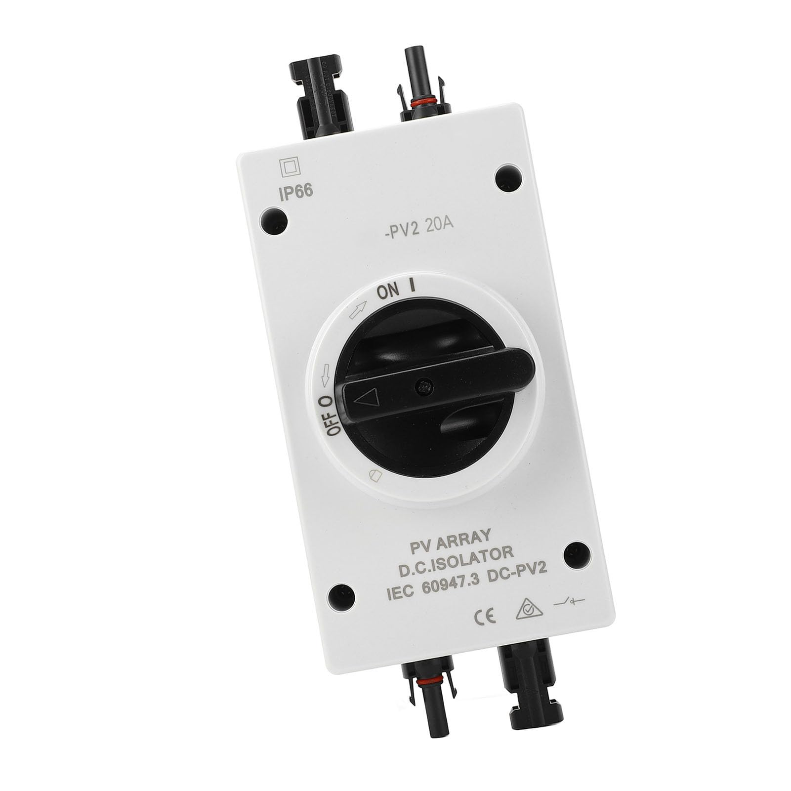 Keenso Interruptor Aislador de CC, Diseño Impermeable IP66, para Solar