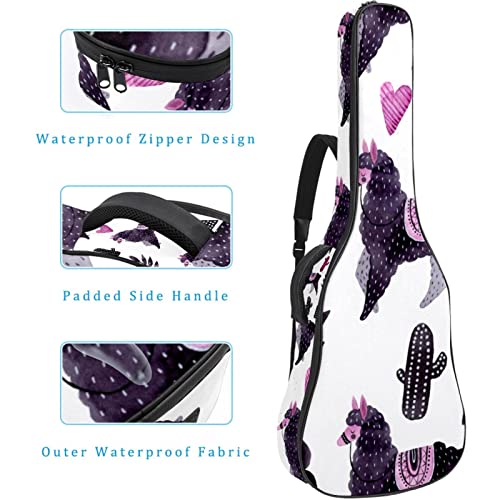 Housse étanche pour guitare acoustique avec double bandoulière et poche Motif visage de panda, Multicolore 08, 42.9×16… - Les Beatles, Paul McCartney, John Lennon, RIngo Starr, George Harrison Housse étanche pour guitare acoustique avec double bandoulière et poche Motif visage de panda, Multicolore 08, 42.9x16… – Image 5