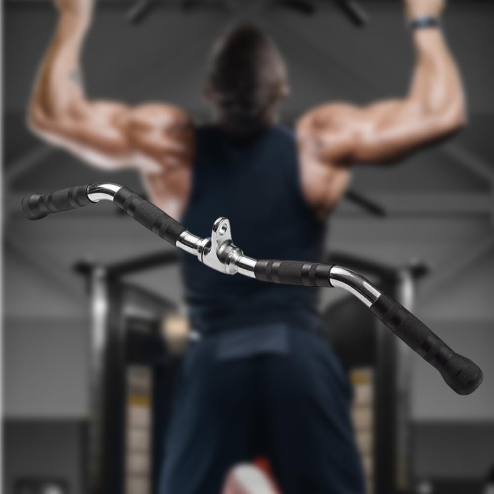 Obrotowy prosty drążek, antypoślizgowy uchwyt, uchwyt typu Lat-Pull-Down, drążek zwijany do domowego sprzętu fitness