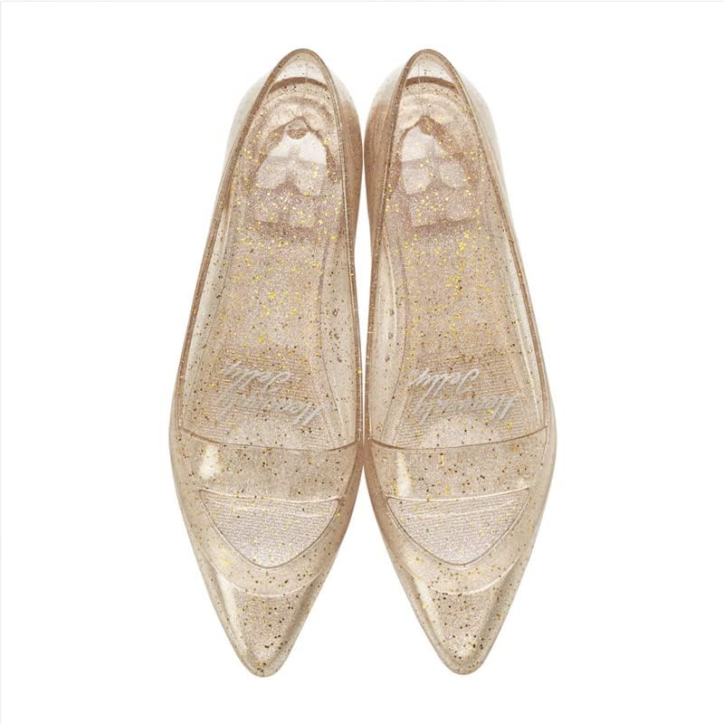 Image of Sleek /Pointed Toe Dress Slip on Jellies, Ballet flats /Jelly Sandal Shoes for Women