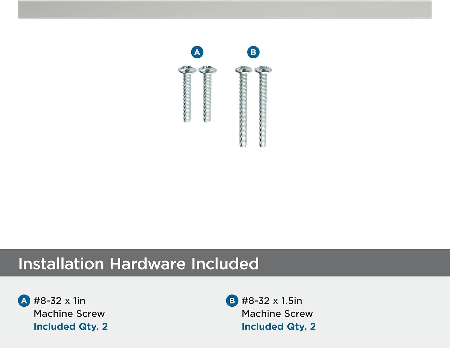 Amerock | Cabinet Pull | Polished Nickel | 8-13/16 inch (224 mm) Center to Center | Monument | 1 Pack | Drawer Pull | Cabinet Handle | Cabinet Hardware