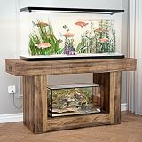 Fuxjum 55–75/90 Gallon Aquarium Stand, 48 Inch Fish Tank Stand with Power Outlets & USB Ports, Heavy Duty Double Aquarium Stand for Turtle...