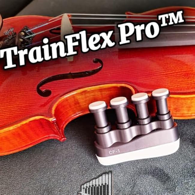 TrainFlex Pro Finger Exerciser ¨C Grip Strength Trainer, Finger Strength Trainer for Grip Strength Training for Finger,Speed, Precision, Dexterity & Recovery, Musicians, Climbers