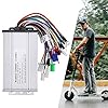 Keenso Contrôleur de Moteur sans balais, 48V 60V 64V 72V 1000W-1500W contrôleur de Moteur sans balais Rectangula à 12 Tubes Double Mode pour Scooter électrique Scooter électrique #4