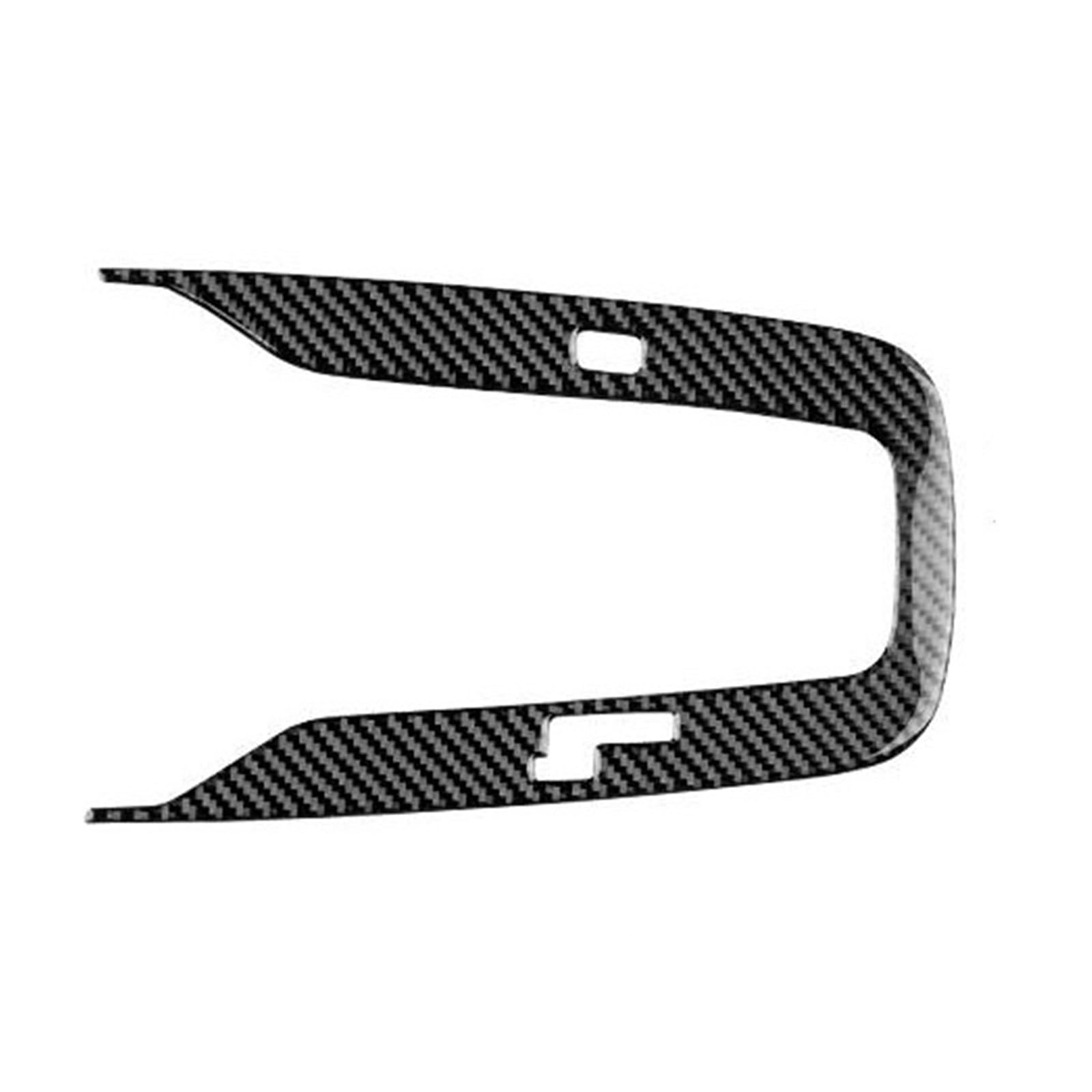 RHD LHD Real Soft Carbon Fiber Center Console Gear Shift Accessories Sticker for Toyota for Corolla 2019-2024(Carbon Fiber Black,RHD)