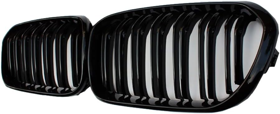 MAXCAR-193 F20 F21 Grille ABS Front Kidney Grill for BMW 1 Series 116i 118i 120i 125i M135i 2015-2018 Gloss Black
