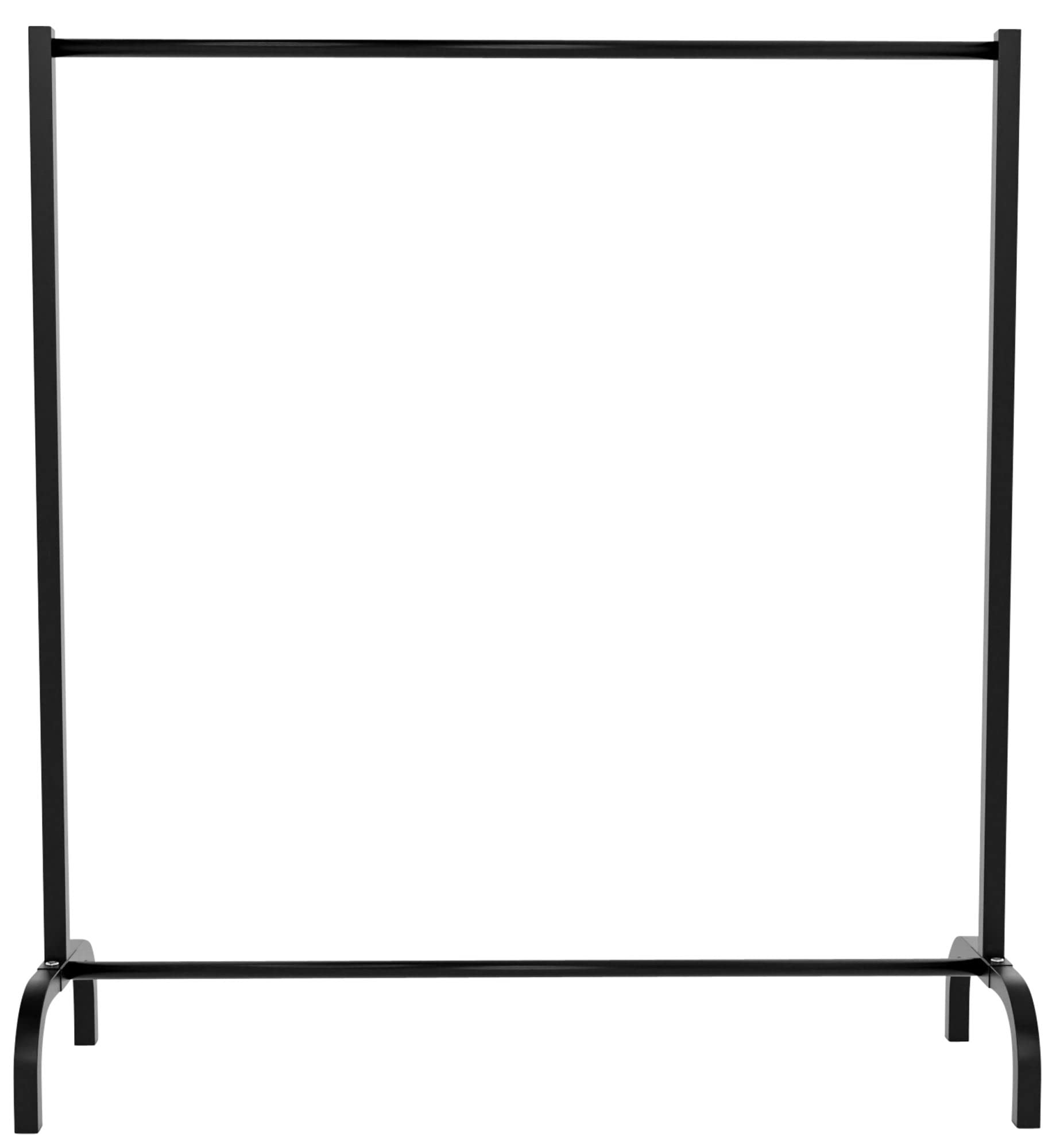 CLP Kleiderständer Lara I Garderobenständer Aus Metall, Farbe:schwarz, Größe:120x38x120 cm
