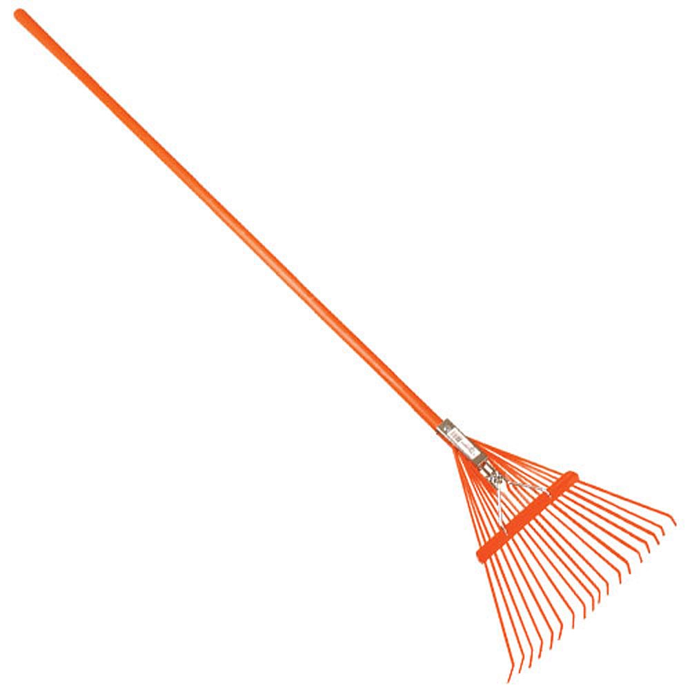 A.M. Leonard Spring Rake, 18 Inches/18 Tines, 54 Inch Length, TuffStrong Fiberglass Handle