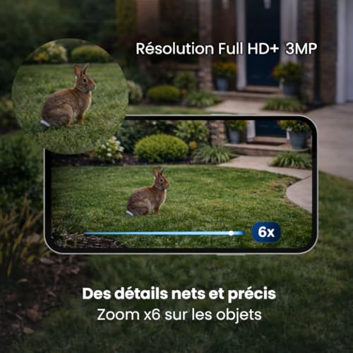 Daewoo W512MW Caméra extérieure solaire autonome WiFi Panneau solaire inclus Détection mouvement Vision nocturne couleur - vue 7