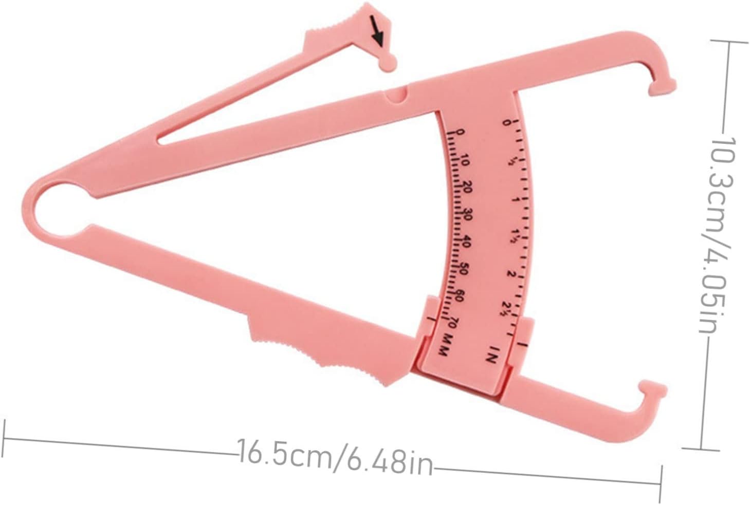 KOMBIUDA 5pcs Skinfold Calipers for Accurate Measurement Lightweight and Portable Fat Caliper Tool for and Health Monitoring