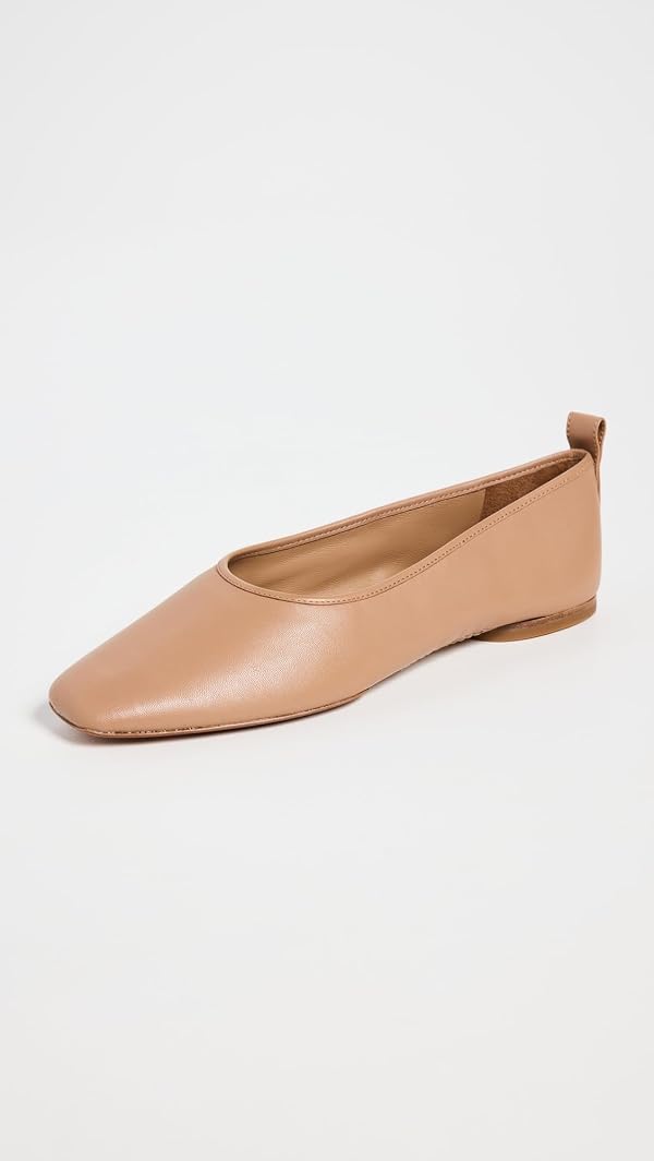 Vince Women's Vivian Flats, Chai, Tan, 7.5 Medium US by Vince - Image 3