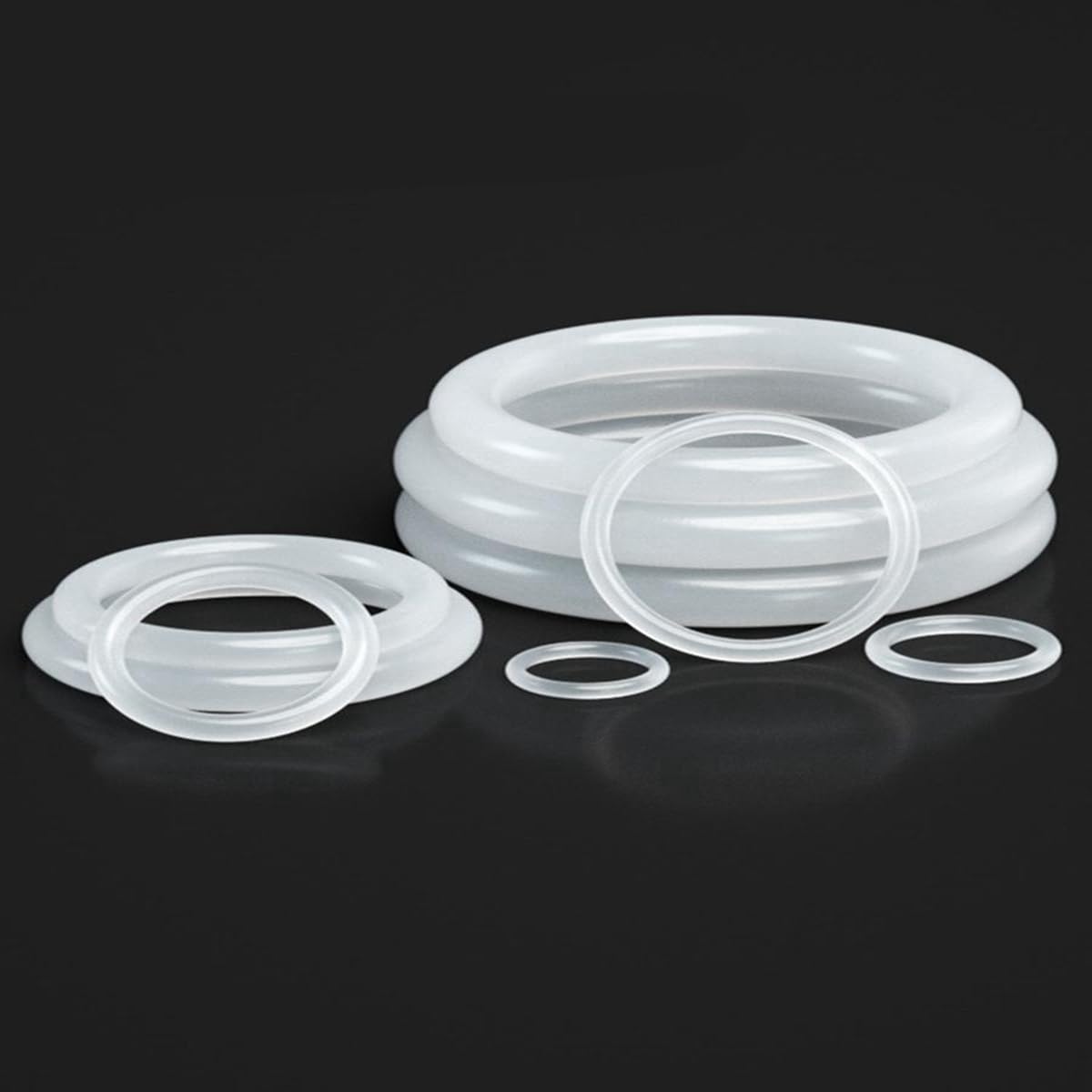 Junta tórica de goma blanca 51x43x4mm 10 unidades