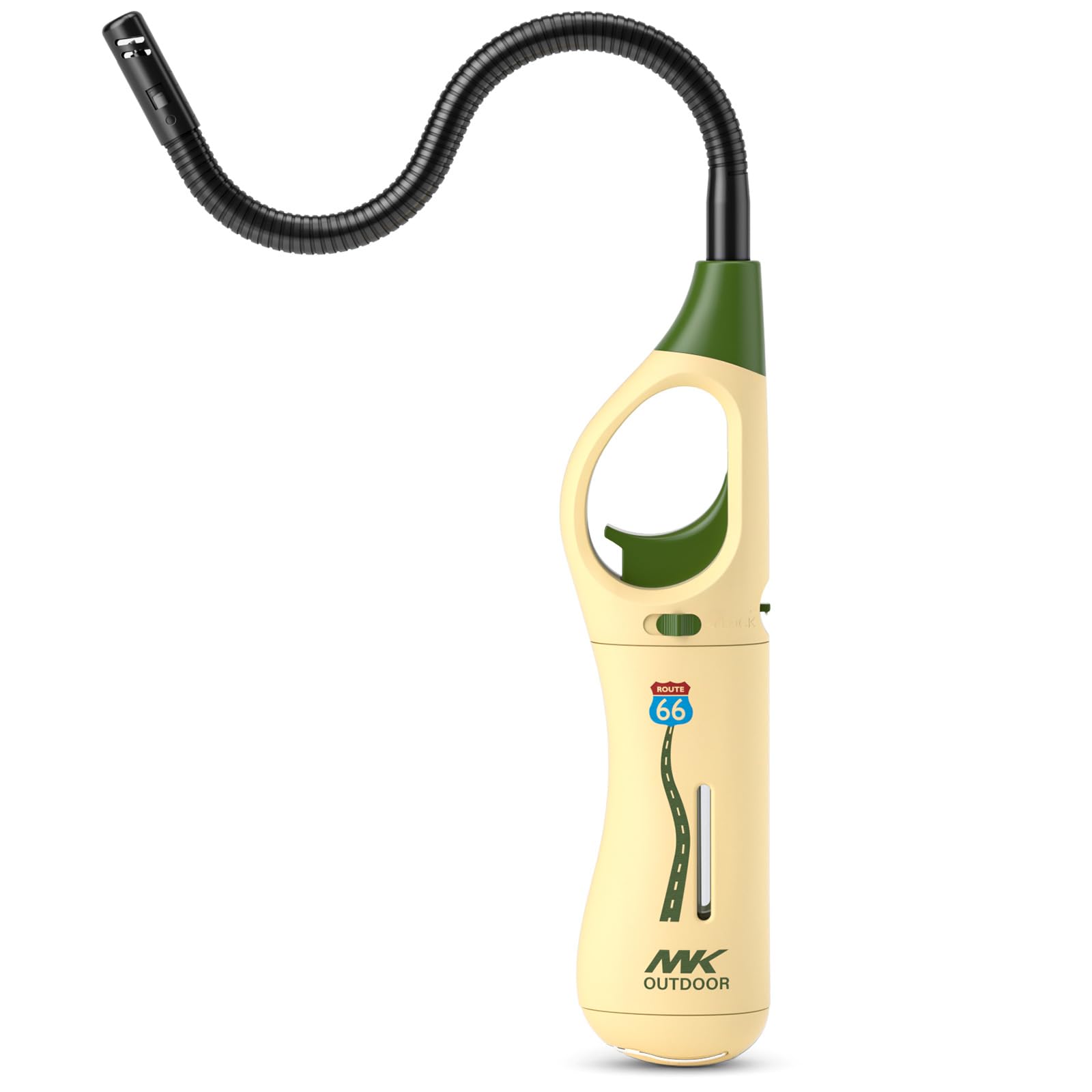 MK Lighter 1 PC Lighters Long 9-Inch Extra-Long 360 Flexible Neck Multipurpose Long Lighter Refillable Adjustable Flame Lighters