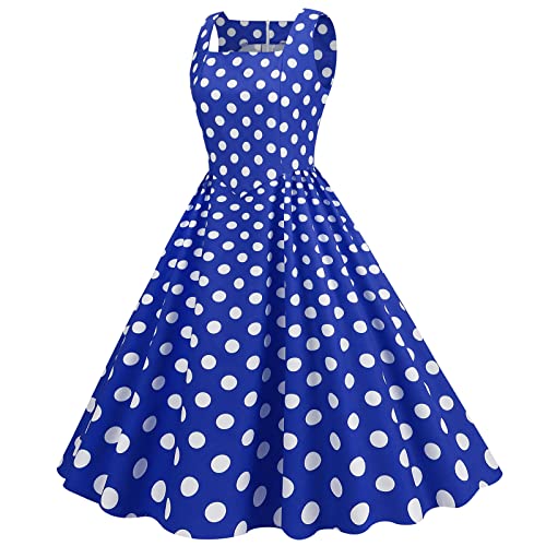 Vestido Año 50 Mujer, Pin Up Vestido Vestido 1950's Bohemia Falda Plisada Talle Alto Fiesta Traje De Vestido 2023 Baile Vestido Rosa Noche Swing Vestido De Fiesta Elegante Una Línea Vestido De Fiesta