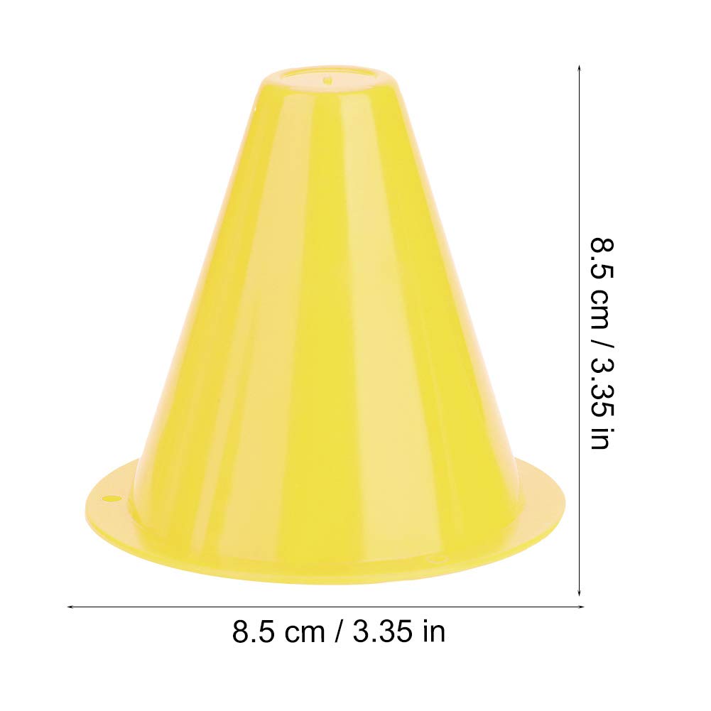Alomejor 10 szt. stożków do treningu piłkarskiego Agility Cones dla dzieci do treningu piłki nożnej i psa