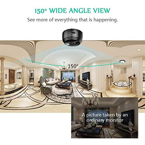 Ovehel Spy Camera Wireless Hidden Hd 1080P Small Security Video Camera Mini Nany Cam With Night Vision And Motion Activated Indoor Use Security Cameras Surveillance Cam For Car Home Office #TOP3