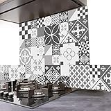Vernis de protection 99 DECO - Crédence Cuisine Aluminium Ciment Style Gris - L90xh70cm