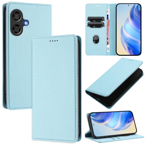 Compatible with Coolpad 40i Case Cover,Compatible with Coolpad 40i Flip PU Leather Magnetic Protective Leather Case Sky Blue
