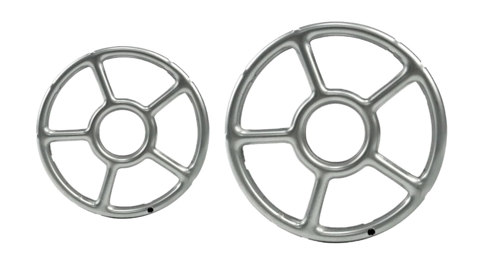 Zovloer One Color 2 Pack Gas Ring Reducer Trivet For Stove, Stainless Steel Wok Support Hob Cover For Camping Coffee Maker