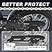 Xitomer Chain Sprocket Protector Compatible with KLX300 KLX300SM 2021-2025 KLX250 KLX250S KLX250SF 2009-2020 & Rear Chain Guard Case Protection