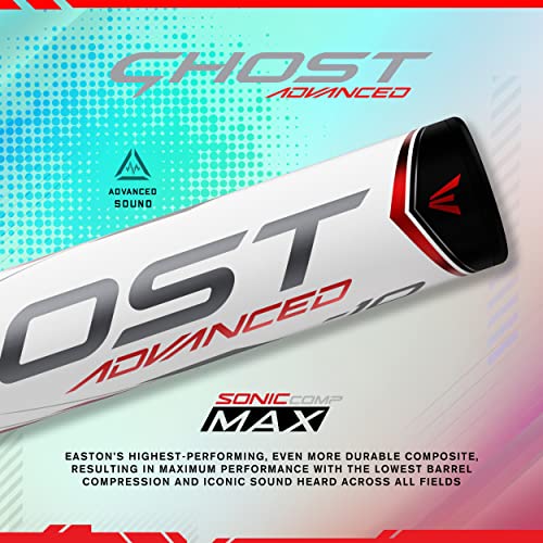 Easton 2022 Ghost Advanced | -10 | Fastpitch Softball Bat | 33" #TOP5