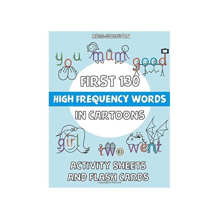 Buy First 130 High Frequency Words in Cartoons Activity Sheets and
