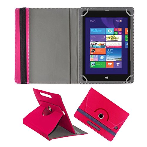 Fastway 360 Degree Rotating Tablet Book Cover Iball Elan 16 GB 10.1 inch with Wi-Fi+4G Pink