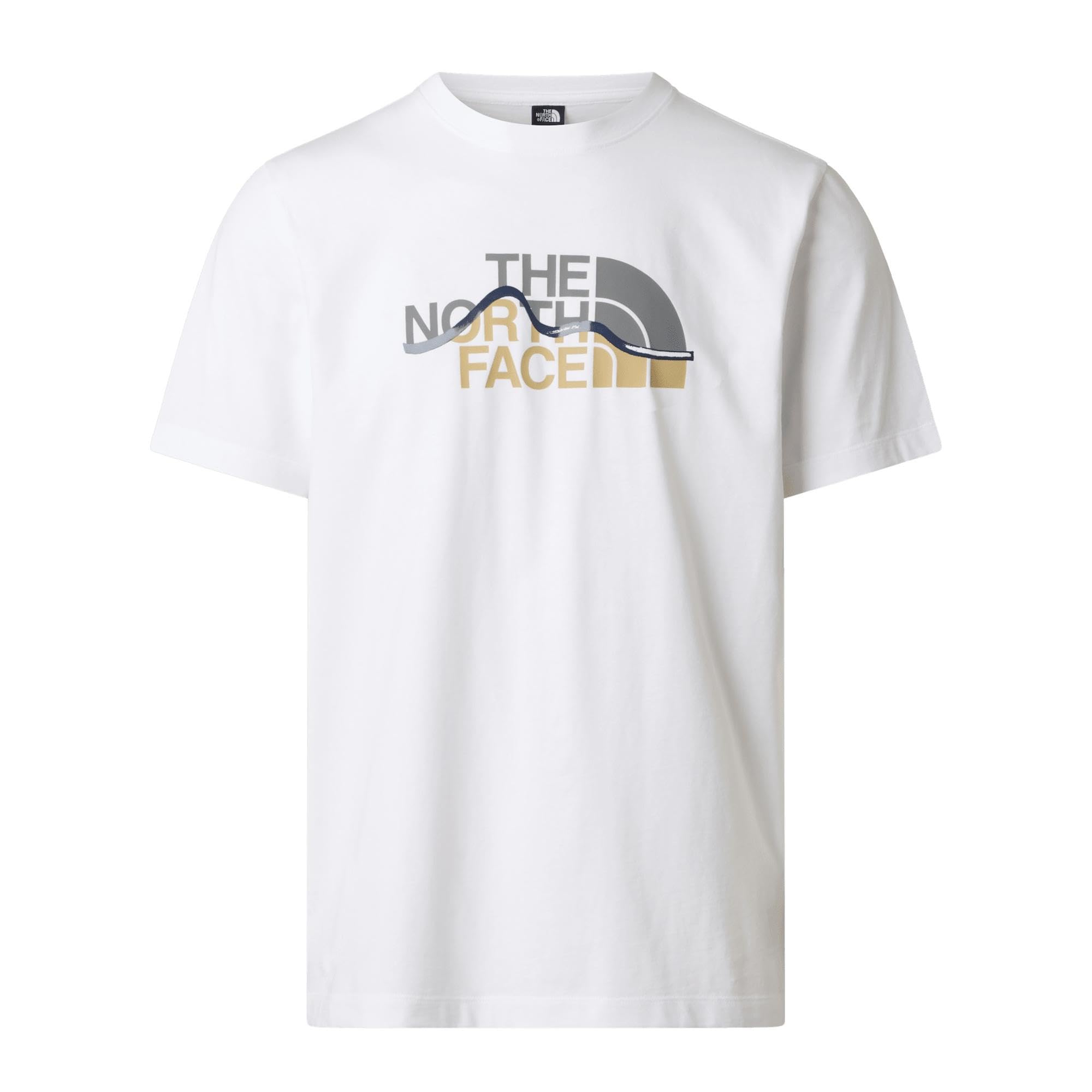 The North Face - Men's Mountain Line Regular Graphic T-Shirt - TNF White, XS