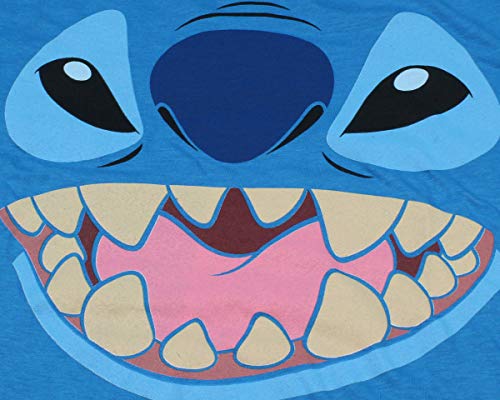 Disney Lilo and Stitch Juniors Stitch Face Character Graphic Licensed T-Shirt2