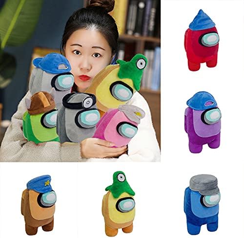 Miniatura 2 de Peluches de personajes populares del juego, peluches suaves de astronauta, regalos para fanáticos del juego y de cumpleaños de niños, silbato BB