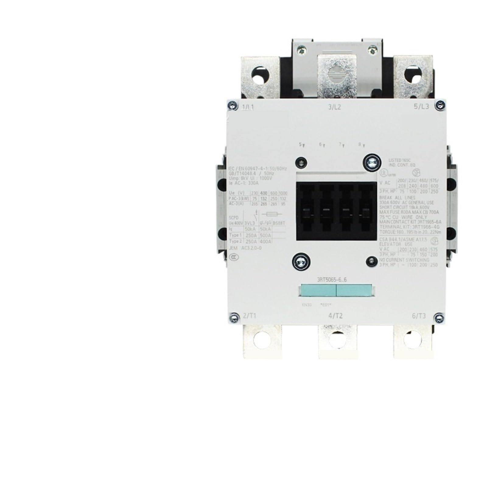 FPJQOBJC Contactor 3RT5065-6AP36 3RT5065-6AF36
