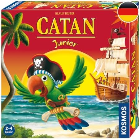 KOSMOS Catan Junior, Brettspiel für Kinder ab 6 Jahre | Kinderspiel-Variante von Siedler von Catan, Familienspiel für 2-4 Personen ab 6 Jahren