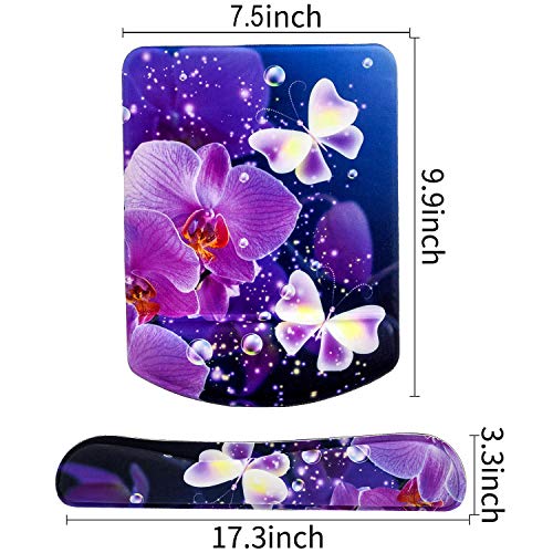 Icolor Keyboard Wrist Rest And Mouse Wrist Rest Pad Support Set,Made Of Ergonomic Memory Foam Perfect thumb #4