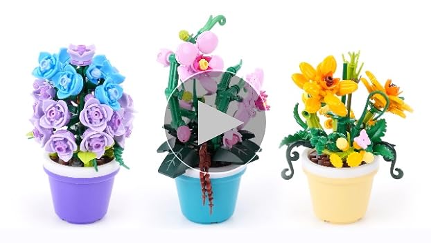 Amazon.com: MAX Premium Garden Pot Plants Building Bricks