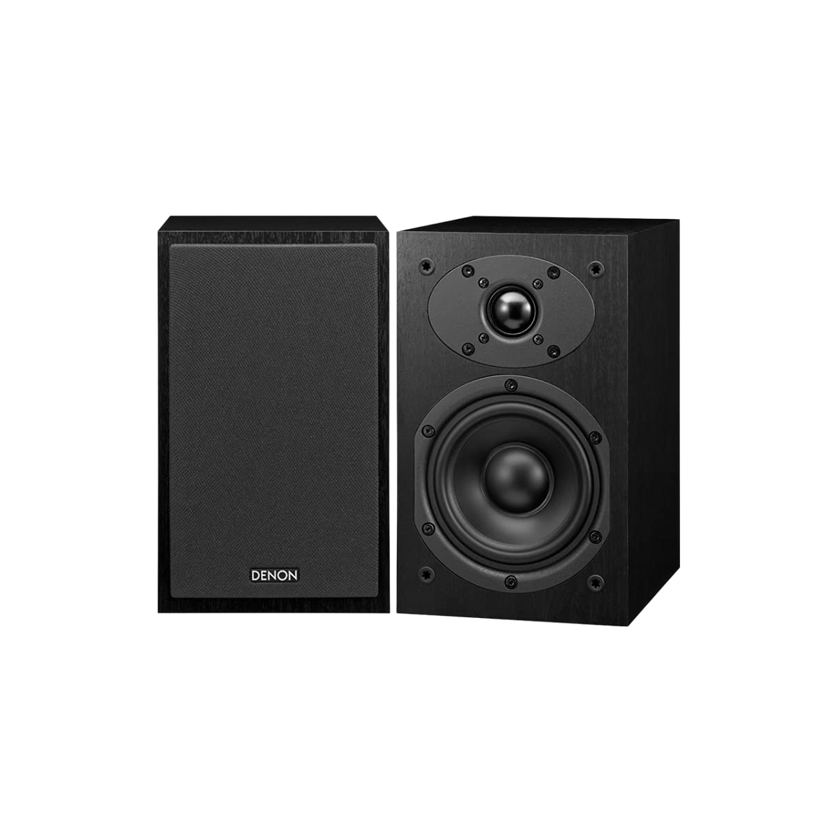 Denon SC-M41 60W Negro Altavoz - Altavoces (De 2 vías, 2.0 Canales, Inalámbrico y alámbrico, 3.5mm/USB/Bluetooth, 60 W, Negro)