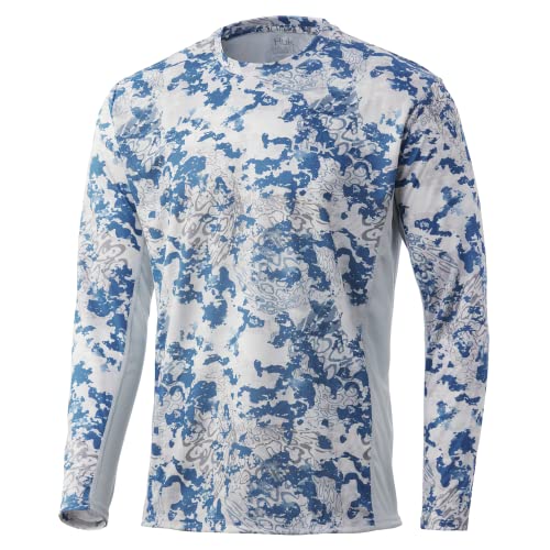 Image of HUK Men's Icon X Long Sleeve Shirt, Performance Fishing Shirt