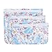 Bumkins Disney Cinderella TSA Approved Toiletry Bag, Travel Bag, PVC-Free, Vinyl-Free, Clear Front, Set of 3