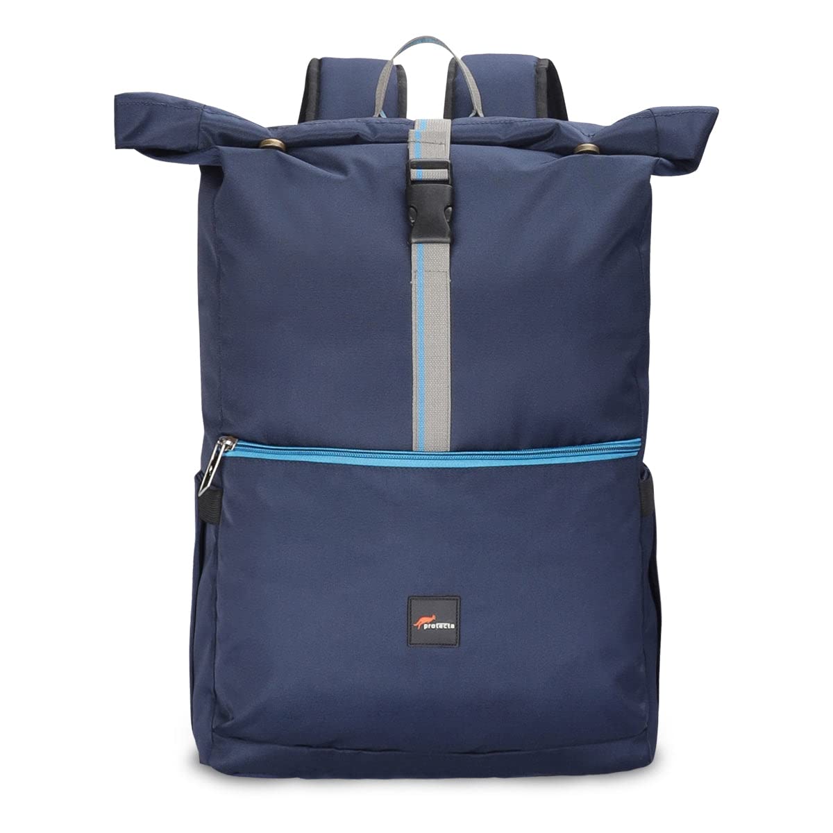 Protecta Reload Roll Top Laptop Backpack - Classic Design With Modern Convenience - Fits Laptops With Screen Size Up to 15.6" (Navy & Blue) (B0BRJKY54Y) Amazon Price History, Amazon Price Tracker