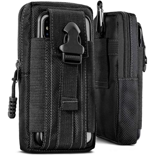 Housse ceinture Huawei P8 Lite 2015 nylon étanche mousqueton EDC