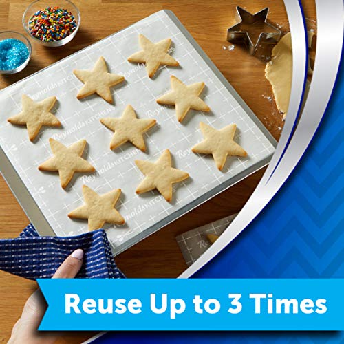 Reynolds Kitchens Cookie Baking Sheets, Pre-Cut Parchment Paper, 22 Sheets (Pack Of 1) #TOP5