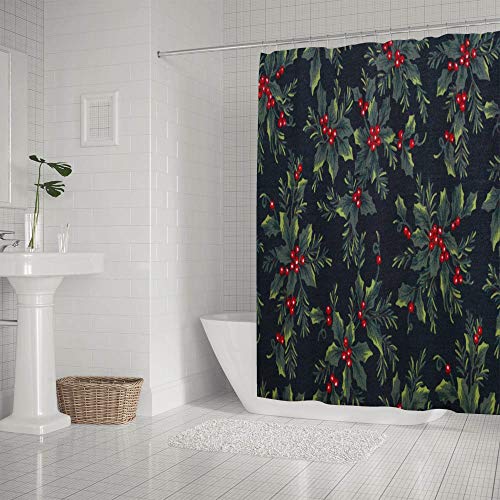 Rideau de douche polyester imperméable multicolore pour baignoire 60 x 72 cm - 3