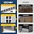 CDCASA 6x4 FT Resin Shed, Waterproof Outdoor Small Storage Shed with Floor & Lockable Door & Window & Vents, Plastic Tool Shed for Outside, Patio, Poolside, Grey