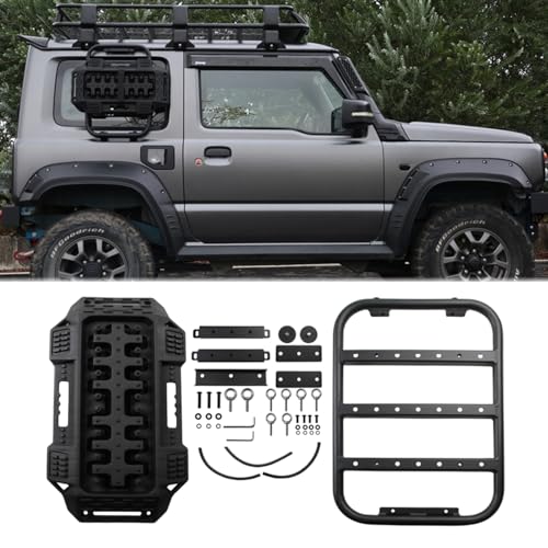 Amazon | HOLACAR 新型ジムニー JB64 サイドウィンドウラダー アルミ