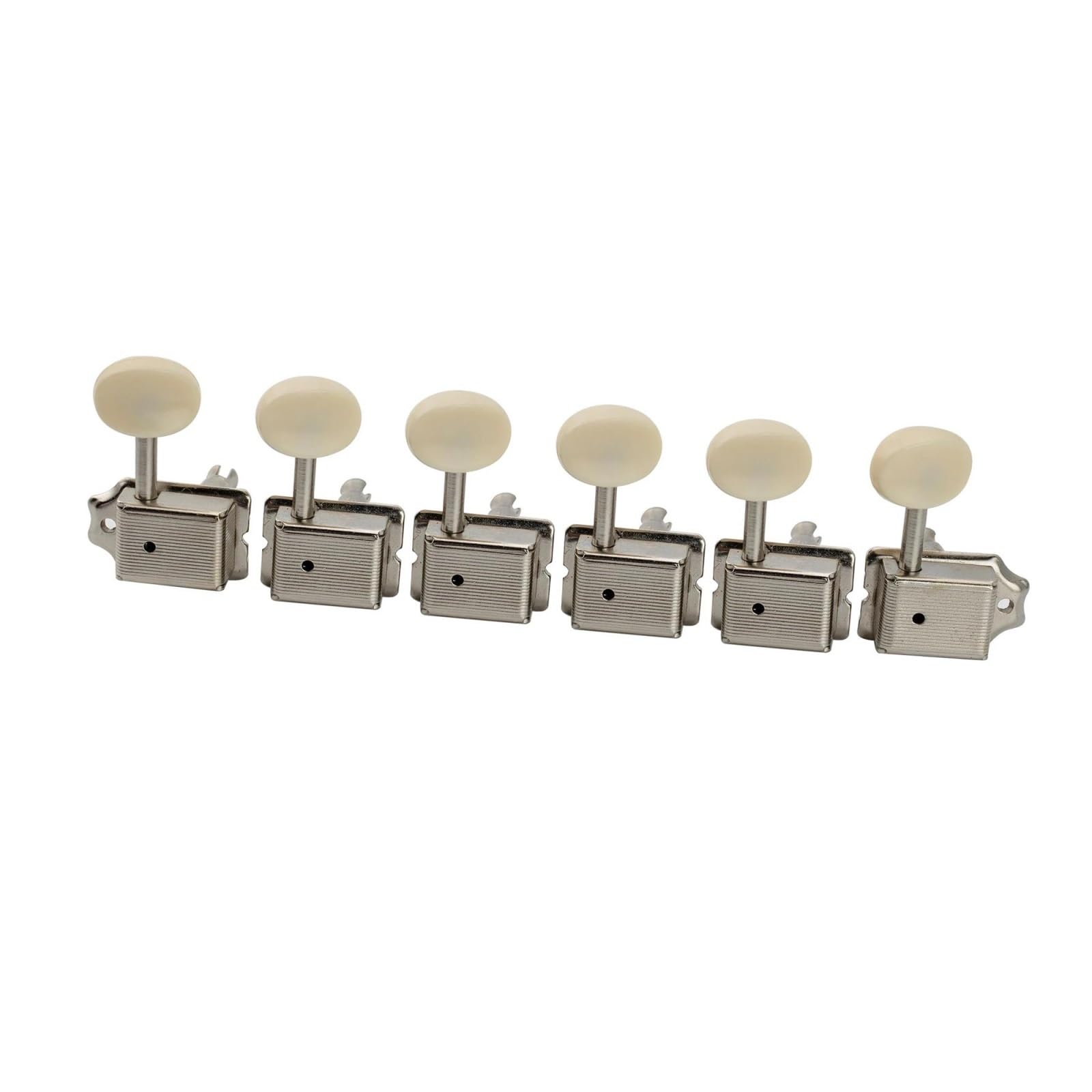 Juego De Afinador Guitarra Retro Profesional 6 Cuerdas Para ST/Tele Y Otros Modelos Clavijas Guitarra(Off White)