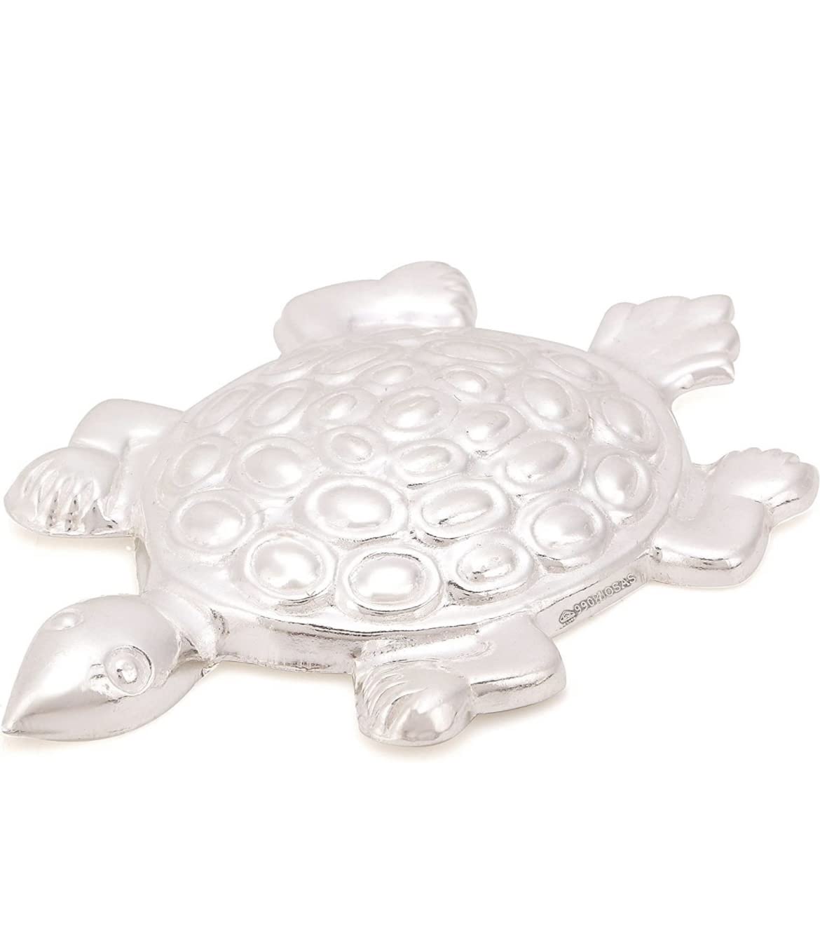 S H Jewels Pure Silver Turtle/Tortoise for Vastu & Good Luck