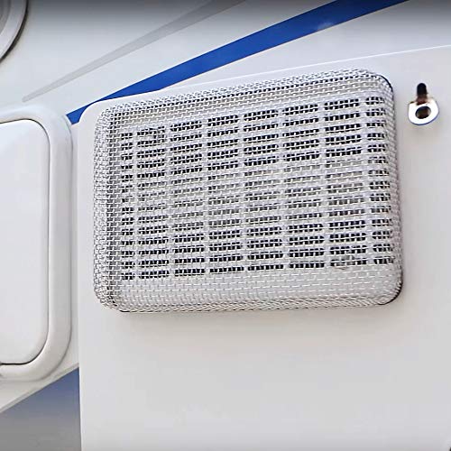 SnowyFox Flying Insect Screen - RV Water Heater Screen Stainless Steel Mesh Cover - Installation Tool Included, Fit Atwood 6/10 Gallon, Suburban 6 Gallon Water Heater Vents, Size: 6 x 8.5 x 1.3inch