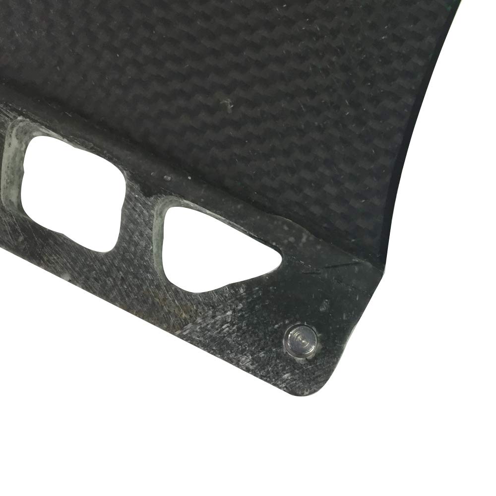 UPSURF Tavola da Surf Longboard Pinne Singolo Lana di Vetro Carbonio+Favo Pinne per Tavola da Surf