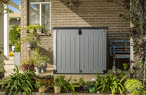 Keter range poubelle extérieur gris anthracite 1200 litres