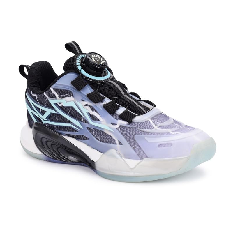Image of G&D Storm Unisex Kids Shoes with Soft Sole | Rotary Convenience Lock | Air Mesh Upper Breathable, Lightweight | Comfortable & Durable Stylish Indoor & Outdoor| Soft EVA Sports Shoes