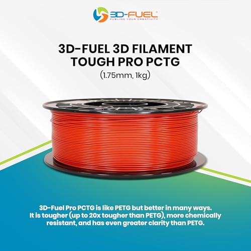 Image of 3D-Fuel Tough Pro PCTG Filament for Printing, Better Than PETG Filament, Made in The USA, Dimensional Accuracy + /- 0.02 mm, 1.75mm, 1 kg Spool, Toolbox Red
